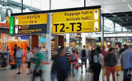 ¿Quién trabaja en un aeropuerto?